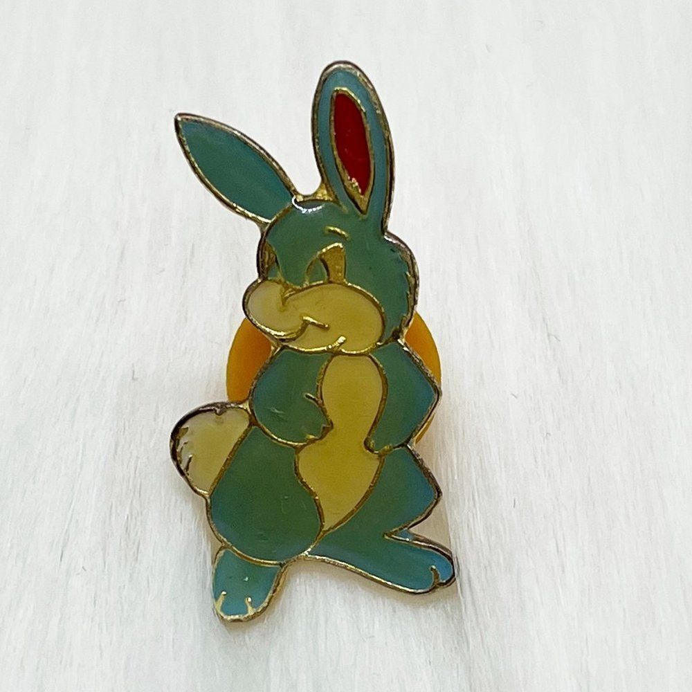🔮 5/$25 Vintage‎ Bunny Rabbit Pin
